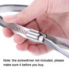 Boao 4 Pieces 8 Inch Adjustable 304 Stainless Steel Duct