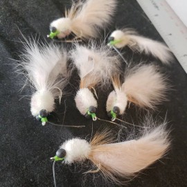 FRONTIER FLY COMPANY SALTWATER FLY FISHING FLIES BONEFISH TASTY TOAD # 2 WEIGHTED FRONTIER FLY CO