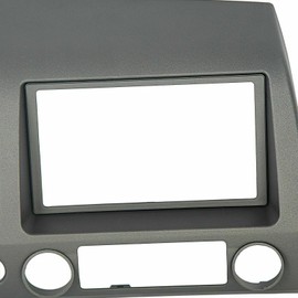 For Honda Civic 06-11 Taupe Radio Stereo Dash Kit w/Wiring Harness Double 2 Din