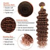 TARPION Light Brown Bundle Color #30 Loose Deep Wave Human