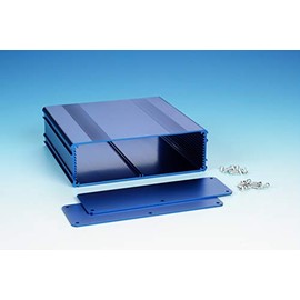 B4-160BL: Blue Anodized, Extruded Aluminum Electronic Enclosure Project Box Electronic DIY Case, Size 6.30"x6.68"x2.11" / 160 x 169.8 x 53.5mm (LWH)