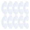 10Pcs Rainbow Shaped Transparent Storage Box Dust Proof Storage Box