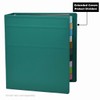 Carstens 2- Inch Heavy Duty 3-Ring Binder - Side Opening