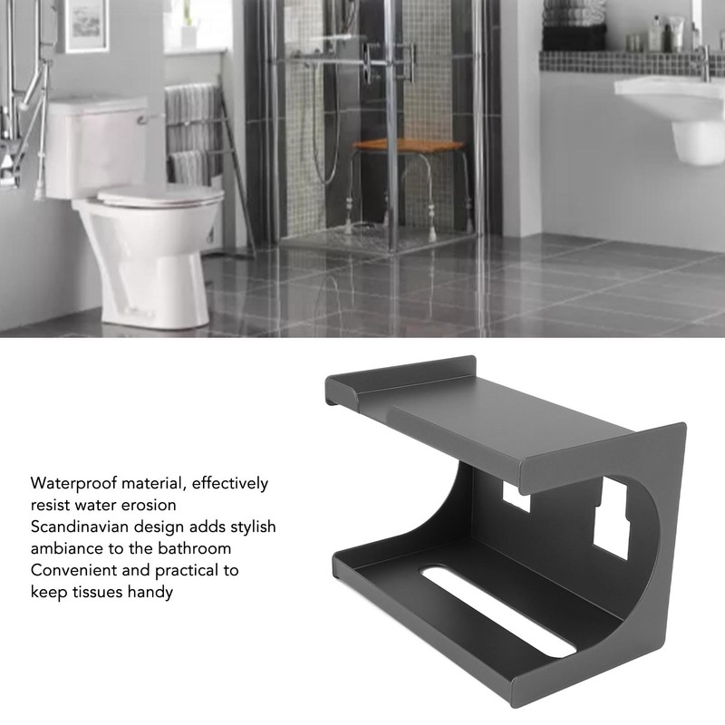 Waterproof Paper Towel Holder Innovative Scandinavian Style Paper Towel Shelf