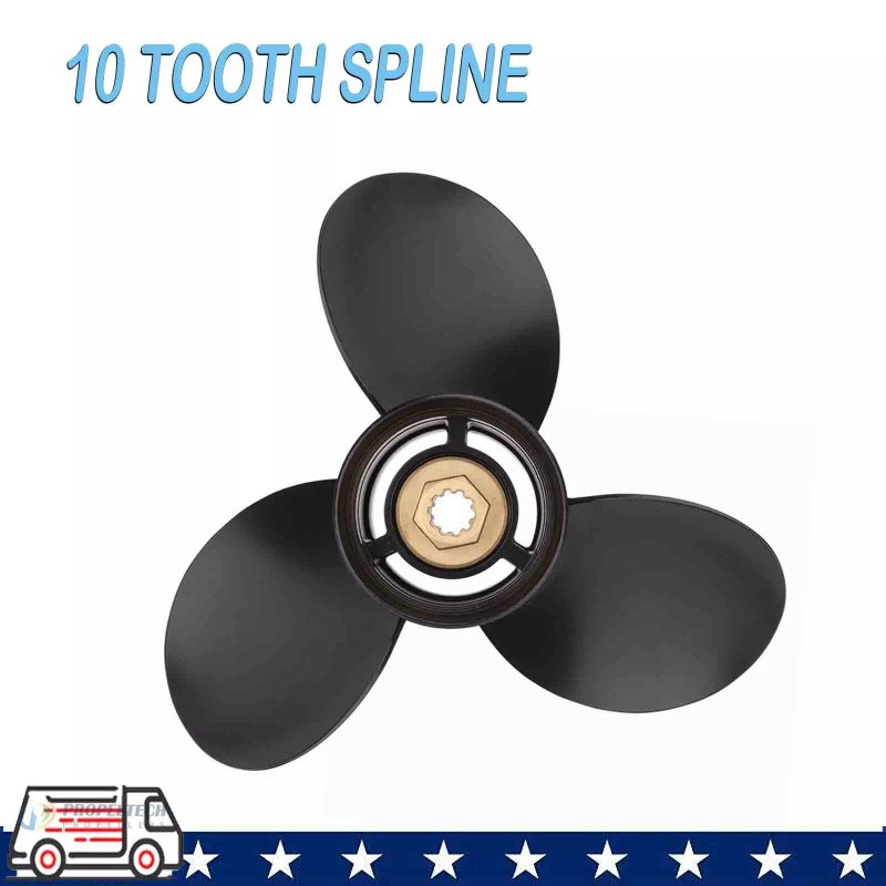 PROPELTECH Propeller 10 3/8x13 | 10 Tooth Aluminum Boat for