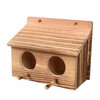 Wooden Bird House, Pets Breeding Nesting Box Cag, Solid Exclusive