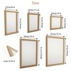 QTLCOHD 10 Pcs 5 Size Paper Making Screen Wooden Screen