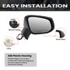 Right Passenger Side Mirror Compatible with Toyota RAV4 2019 2020