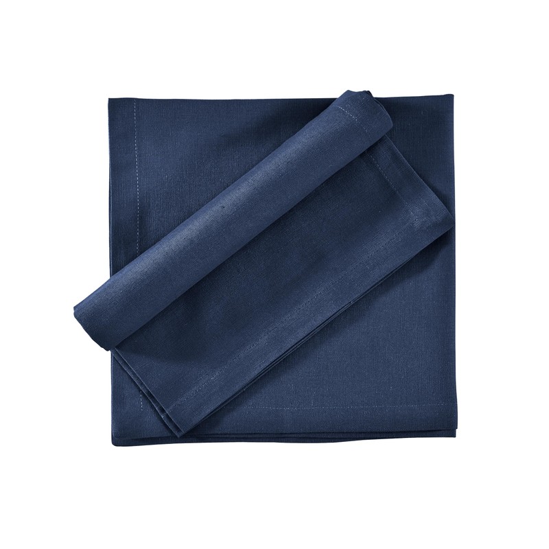 Fingercraft Cloth Napkins Set of 12, Cotton Linen Blend Napkins