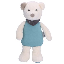 Sterntaler Baby Unisex Cuddly Toy Baby Toy Medium Polar Bear Elia - Baby Soft Toy, Baby Toy, Cuddly Toy - Dark Turquoise