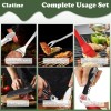 Clatine Camp Utensil Set Kitchen Cooking BBQ Grill Tool Kit