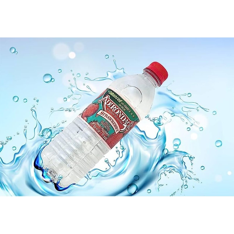 Adirondack Enhanced Water Strawberry Fruit Flavored Beverage 101.4 fl oz