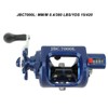 Baitcasting Fishing Reel Round Baitcaster Reel Smooth Powerful Saltwater Inshore