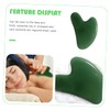FOMIYES Natural Jade Guasha Board for Essential Oil Compatible Gua
