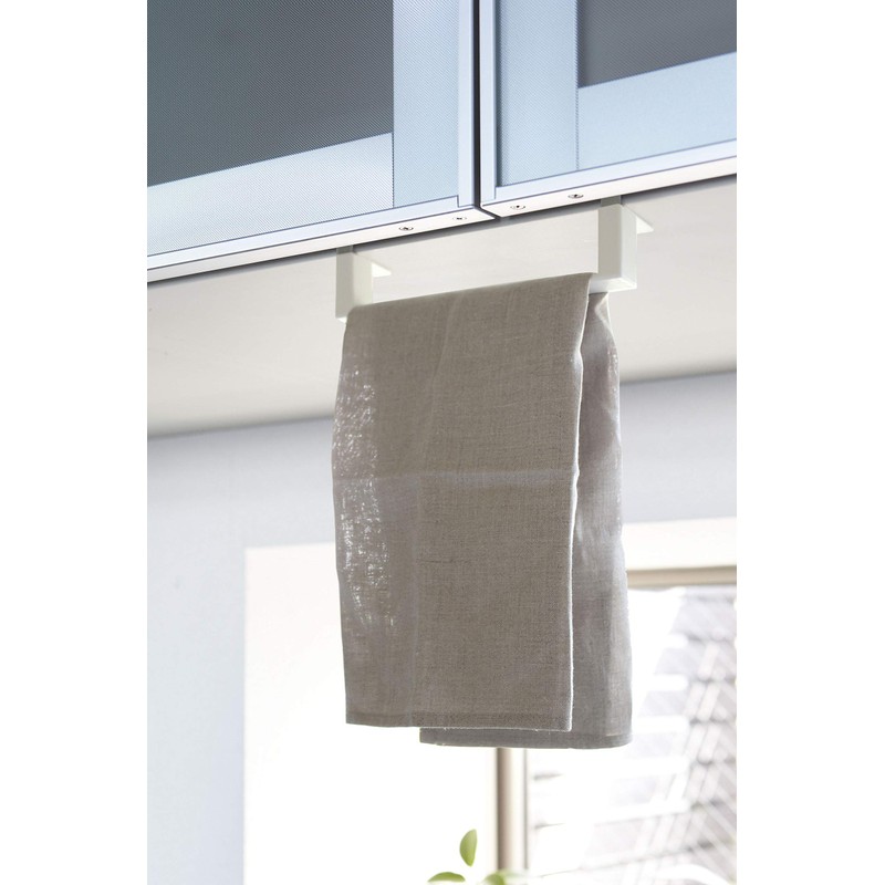 Yamazaki 4748 Towel Hanger Bar, White, Approx. W 7.5 x