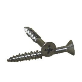 Simpson T10J200FXC Marine Screw Number 10x2" w/0.363" Flat head 100 perPK,316 SS