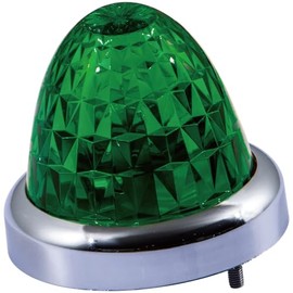 Jet Inouye 632353 632353 Truck Supplies Bus Marker Lamp, G-1 Type Plastic Lens, Green, Pack of 1