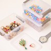 Citylife 10 Packs Small Storage Box Plastic Storage box Stackable