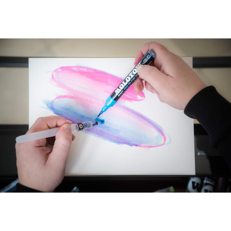 Molotow Grafx Aquamarine 200464 Set Ink Of 10 Pens