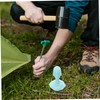WOONEKY 4Pcs Insulated Tent Pole Caps Durable TPR Camping Protection