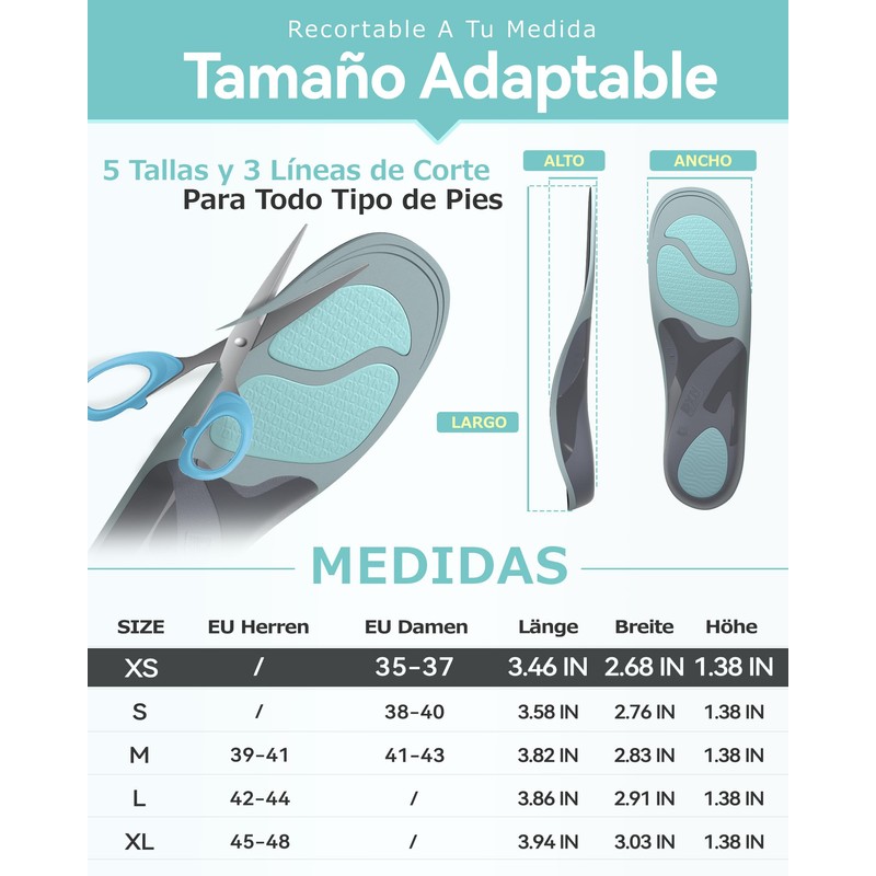 DynWalker Metatarsalgia Insoles, multicoloured