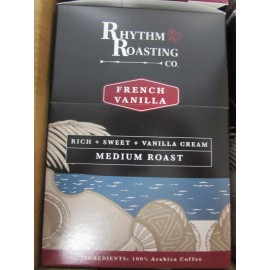 RHYTHM ROASTING FRENCH VANILLA MEDIUM ARABICA COFFEE 4 Boxes Of 24 Keurig K Cups