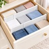 2-Pack Adjustable Drawer Dividers - 11.6–19.6 in Expandable Organizers for