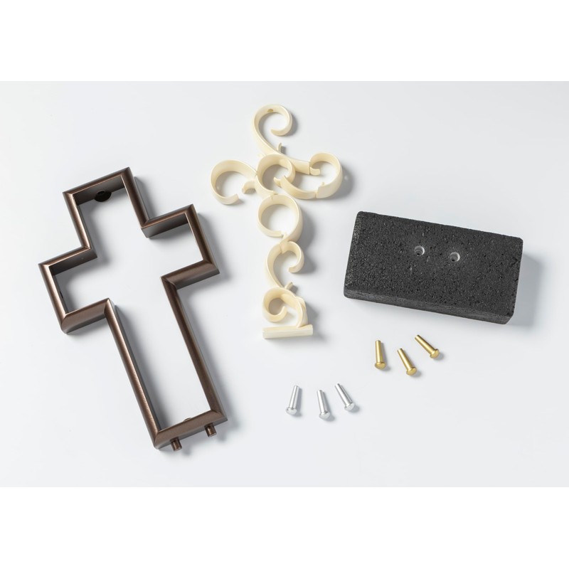 Unity Cross® Metallic Copper & Ivory; Unity Candle Unity Sand