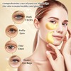 24K Gold Eye Masks Under Eye Collagen Patches Eye Gel