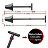 DR.ÖTEK Spade Shovel, Heavy Duty Digging Tool T Handle, Serrated