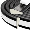 118” Wedge Weather Stripping Tape, Self-Adhesive Door Seal Strip for
