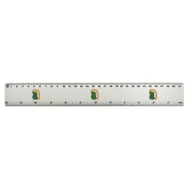 'Happy Christmas To My Teacher ' 30cm (12 Inch) White Plastic Ruler (RL00090084)