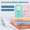 Phomemo D30 Mini Cute Bluetooth Label Maker Sticker Inkless Printer
