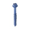 IMScrews 3/16 x 1-3/4" Slotted Hex Head Blue Concrete Screws