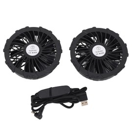 aqxreight Cooling Fan Vest Reflective Stripe Rechargeable Work Clothes (XL)