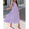 HAEOF Women's 2025 Summer Dress Tiered Ruffle Flowy Long Sundress