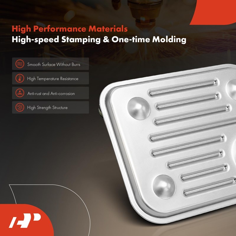 A-Premium Automatic Transmission Fluid Filter with Pan Gasket Compatible with