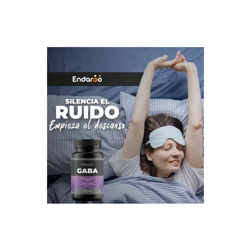 GABA 500 Mg 60 Cápsulas Sin Sabor Naíma Suplemento Relajante