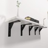 Heavy Duty Shelf Brackets 2 Pack 18" x 10" x