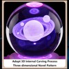 HeZhiNing Crystal Ball Night Light Creative Night Scene Astronomy 3D