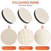 9PCS 3 Inch Wool Polishing Buffing Pad, Drill Polishing Pad