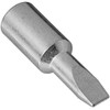 Weller PL153 TIP,CHISEL PLATED,.07, Black