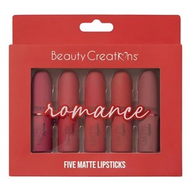Beauty Creations - Set 5 Labiales Mate Alta Pigmentación