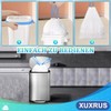 XUXRUS Bin Liners 30 L with Drawstring, White Bin Bags,