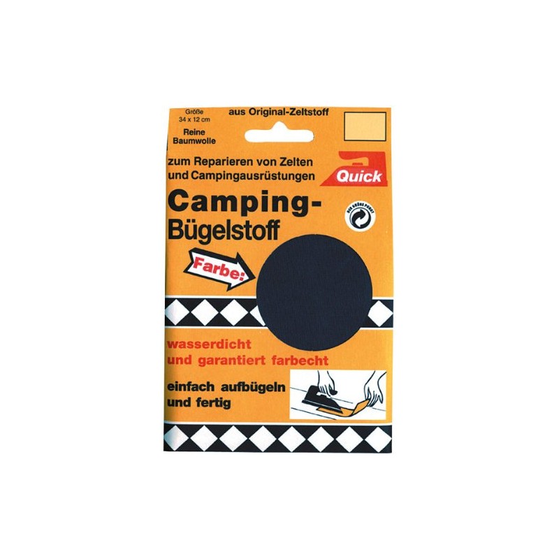 Kleiber 100 Percent Cotton Canvas Tent with Awning Iron on