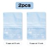 Jagowa 2-Pack Transparent Card Sleeves - Plastic Wallet Insert for