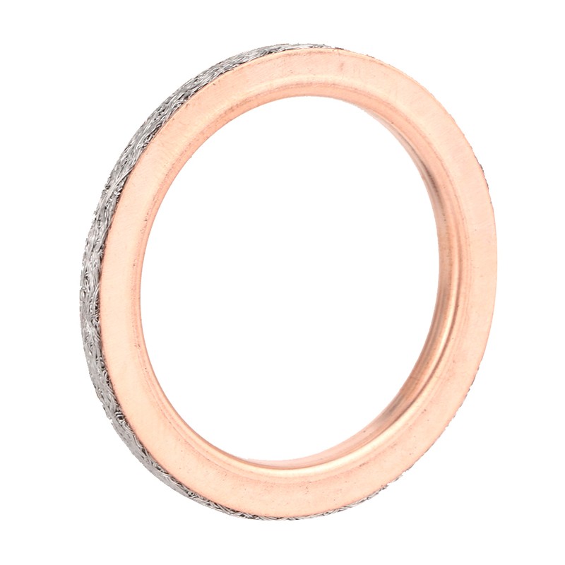 Copper Motorcycle Exhaust Pipe Gasket Seal Washer Fits for Yamaha