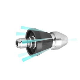 MIZORLIE Pressure Washer Sewer Jetter Nozzle with Stainless Steel, Durable Design Sewer Jet Nozzle,Pressure Drain Jetter Hose Nozzle,1/4'' Quickly Connector, 5000 PSI Orifice 6.5