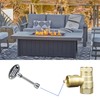 Himaweek 2 Pieces Universal Gas Valve Key Fireplace Key 3