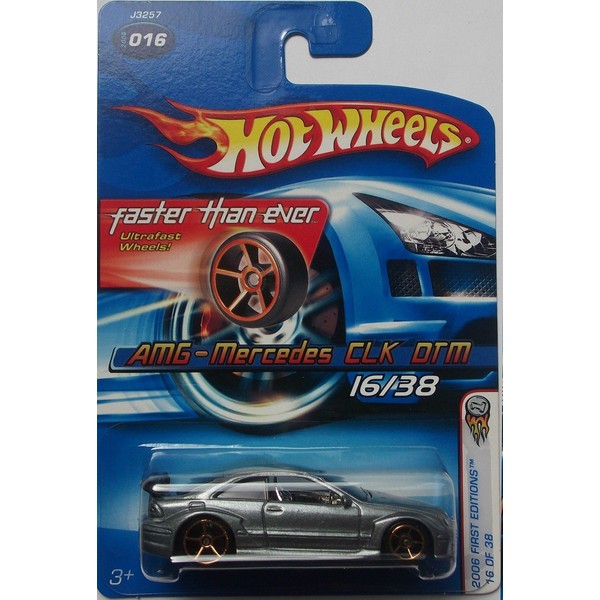 Hot Wheels 2006 First Editions -#16 AMG-Mercedes CLK DTM Silver